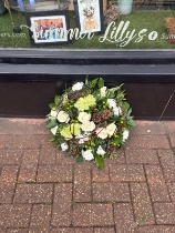 contemporary woodland posy