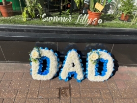 Blue and white Dad