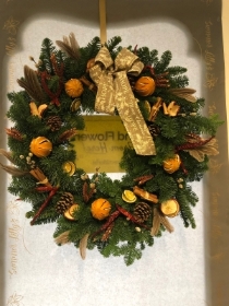 Large door wreath
